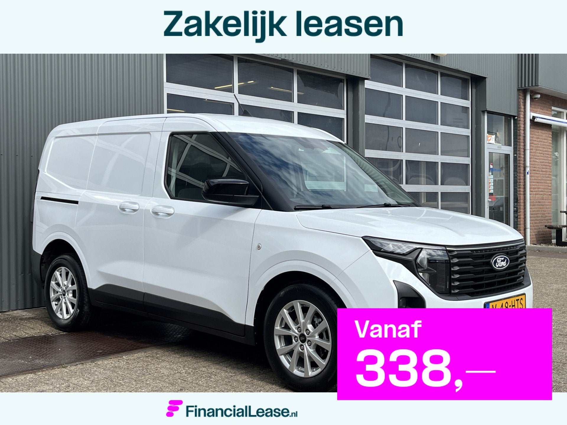 Ford Transit Courier 1.0 EcoBoost Limited Benzine Automaat A, Gebruikt, Multifunctioneel stuurwiel, Wit, Bedrijf
