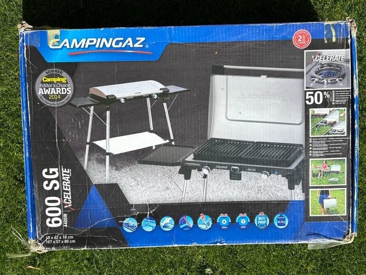 Campingaz 600 SG Xcelerate Gasbarbecue met 2 branders, Ophalen, Gebruikt