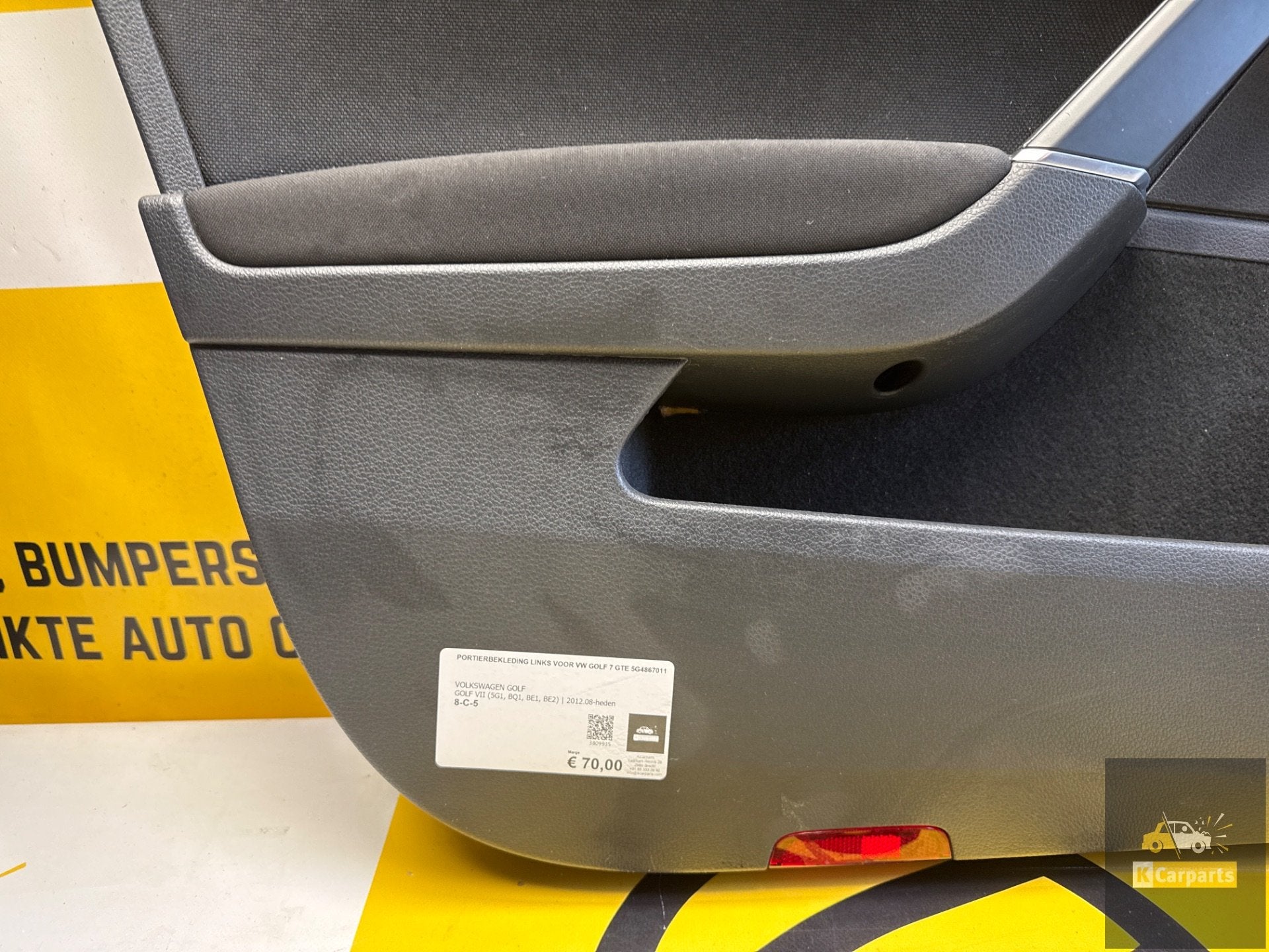 portierbekleding Links voor VW Golf 7 GTE 5G4867011, Info@fabrikant.eu, Ophalen of Verzenden, Fabrikant BV, Gebruikt