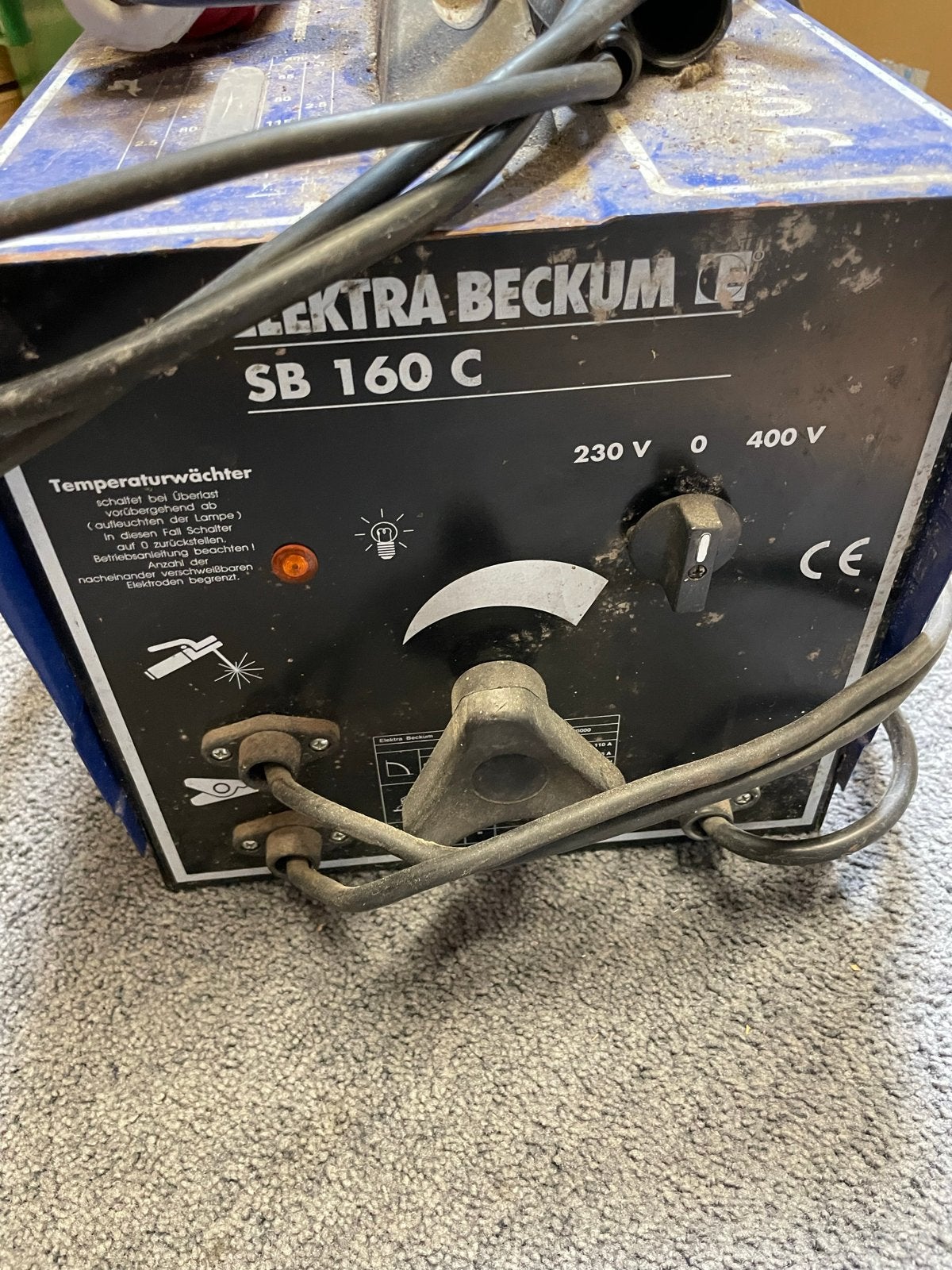 Elektra Beckum Lasapparaat SB 160 C, Ophalen, Gebruikt, 150 tot 250 ampère, Elektroden