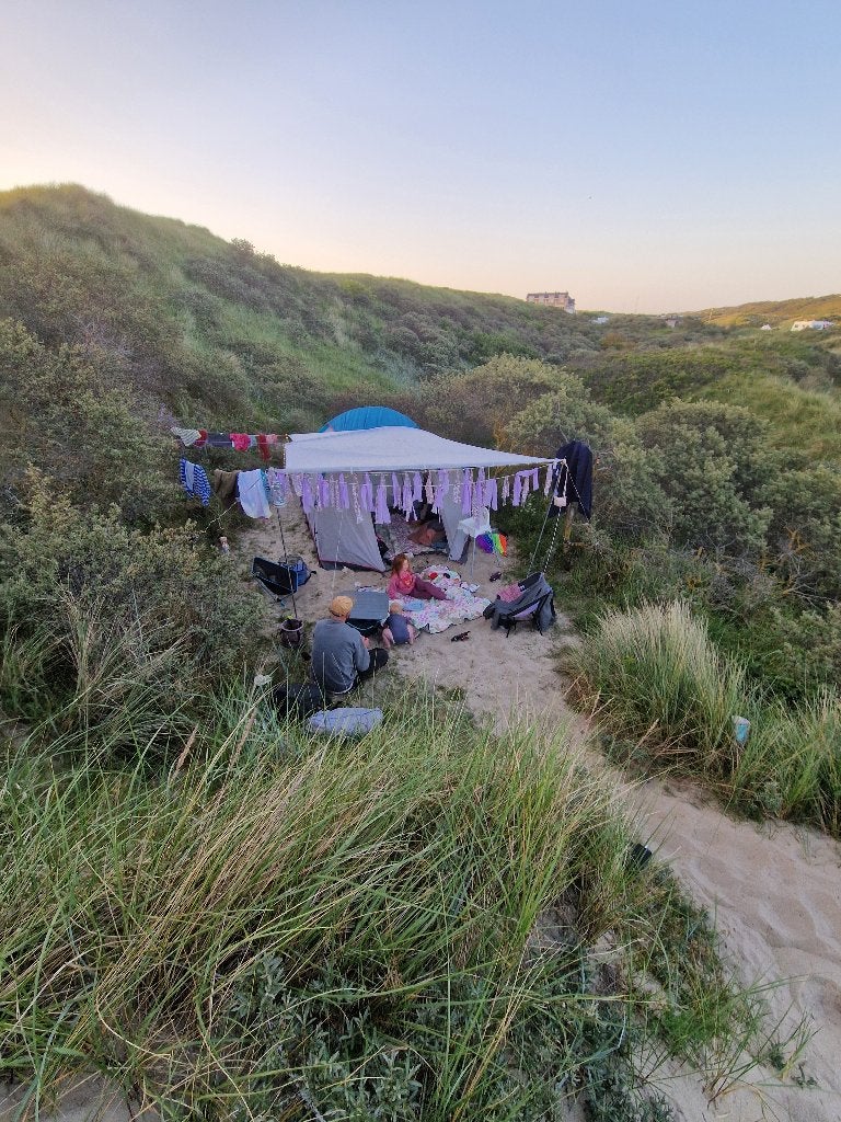 Tent arpenaz 4 persoons quecha, Caravans en Kamperen, Tenten, tot en met 4, Zo goed als nieuw, Ophalen