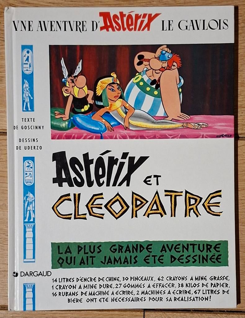 Asterix en Cleopatra - Franse versie, hardcover, Boeken, Eén stripboek, Ophalen of Verzenden, Zo goed als nieuw