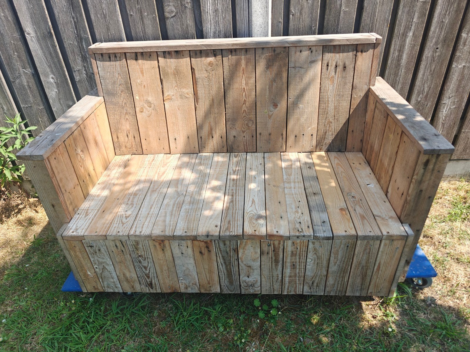 Handgemaakte Pallet Stoel/Bank voor Buiten, Ophalen, Gebruikt, Twee, Overige kleuren