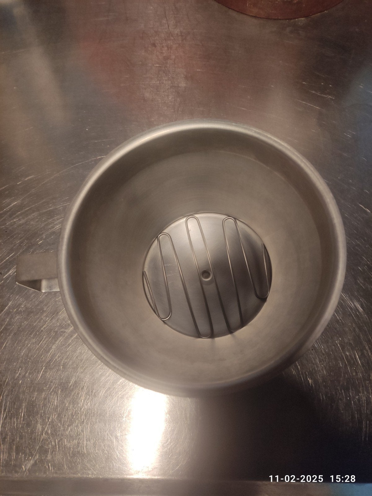 Rvs filterpan met veer tbv bravilor mondo / novo ouder type, Huis en Inrichting, Keuken | Keukenelementen, Ophalen of Verzenden
