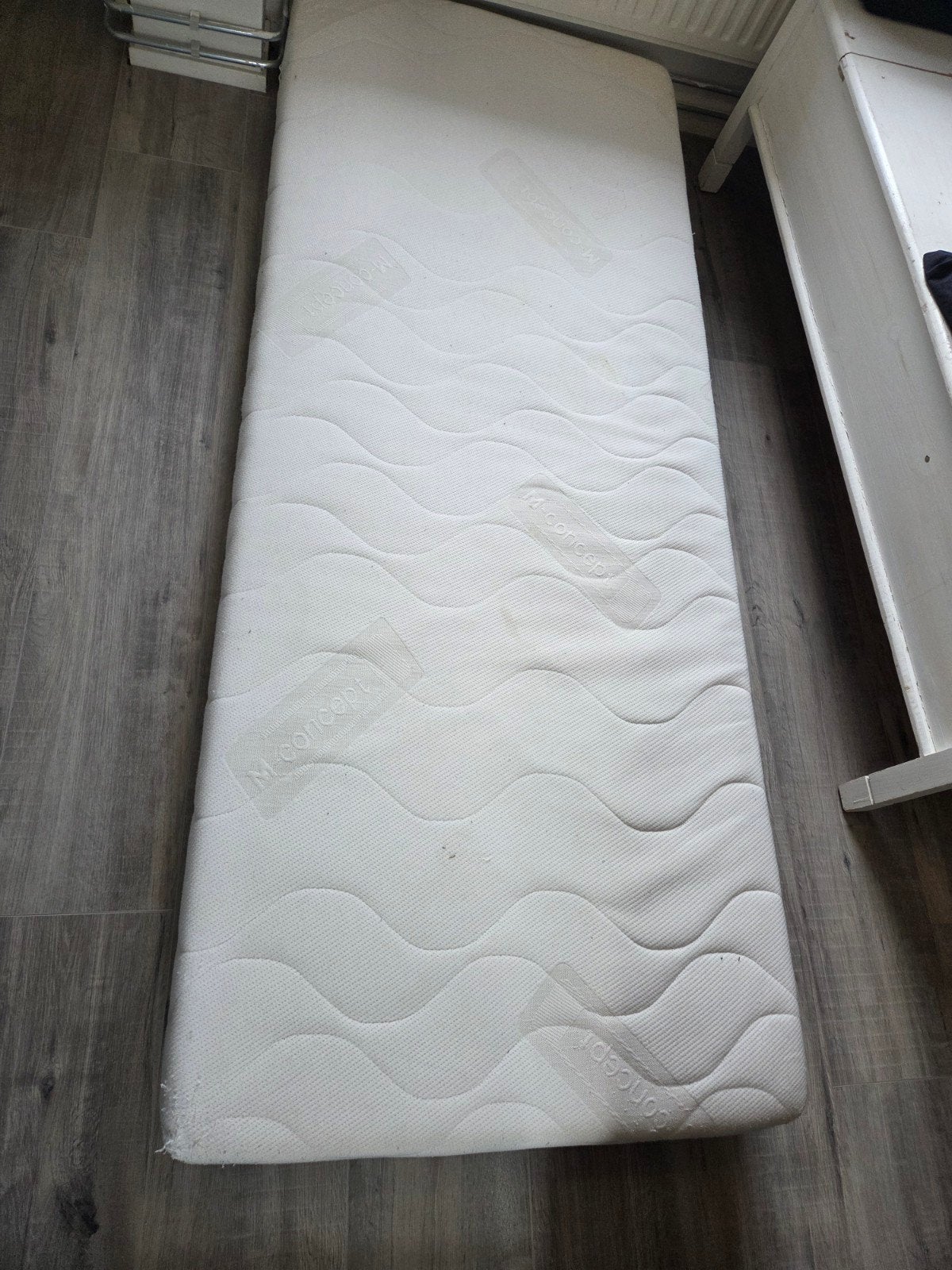 Gratis op te halen: eenpersoons pocketvering matras, Ophalen, Gebruikt, Eenpersoons, 80 cm