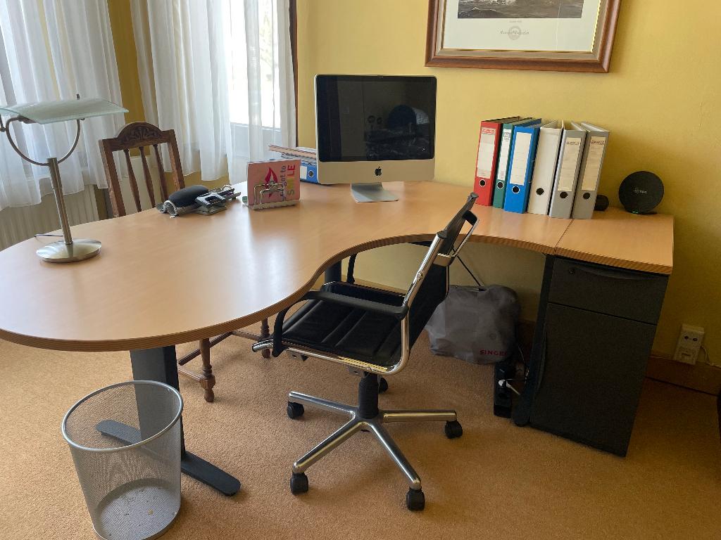 Bureau - Hoekbureau - Kast Combinatie, Huis en Inrichting, Bureaus, Zo goed als nieuw, Hoekbureau, Modern, Overige materialen