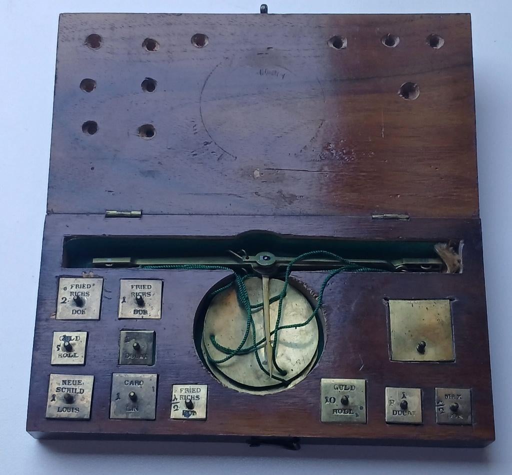 Muntgewichten doosje 1825 - 1850, Ophalen of Verzenden