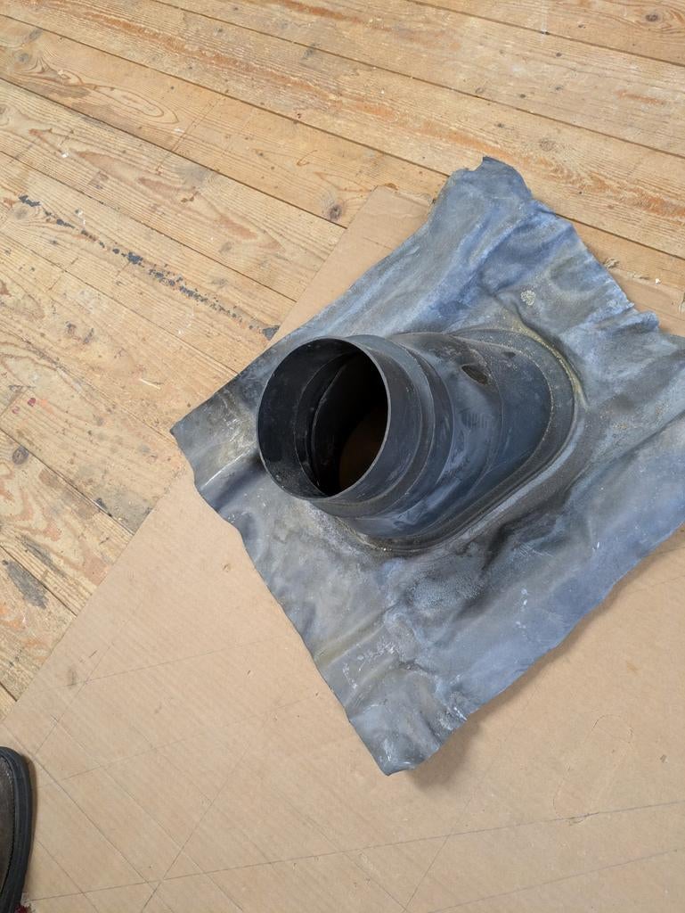 Loden dakdoorvoer voor ventilatie of rookkanaal, Doe-het-zelf en Verbouw, Dakpannen en Dakbedekking, Gebruikt, Overige typen, Ophalen of Verzenden