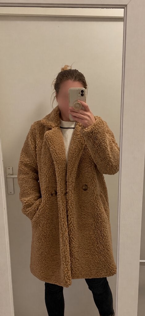 Phase eight Katherine teddy coat mantel S nieuw met kaartjes, Kleding | Dames, Ophalen of Verzenden, Nieuw, Maat 36 (S), Beige