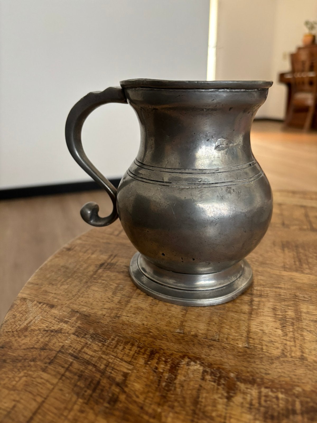 Vintage Les Étains de Paris tinnen schenkkan – Frankrijk, Antiek en Kunst, Ophalen of Verzenden
