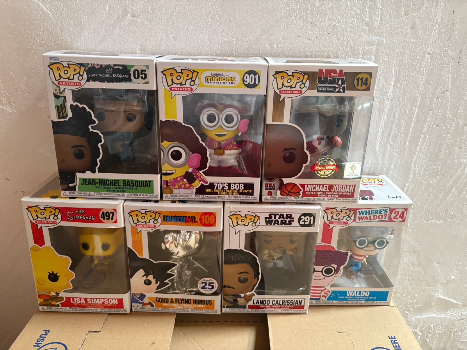 Funko pop, Ophalen, Zo goed als nieuw
