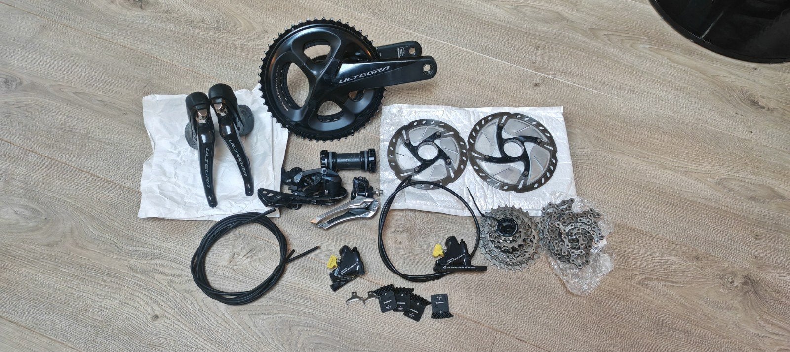 Shimano Ultegra Disc groepset, Ophalen of Verzenden, Gebruikt, Racefiets, Shimano Ultegra