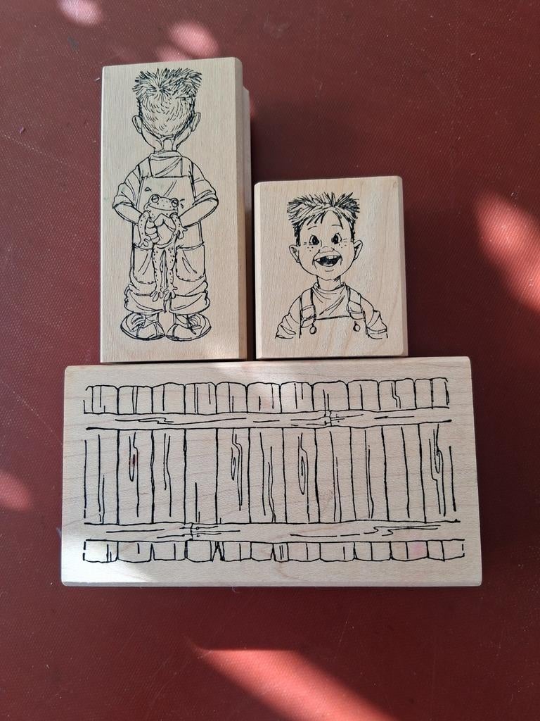Set rubber stempels, Ophalen of Verzenden, Nieuw
