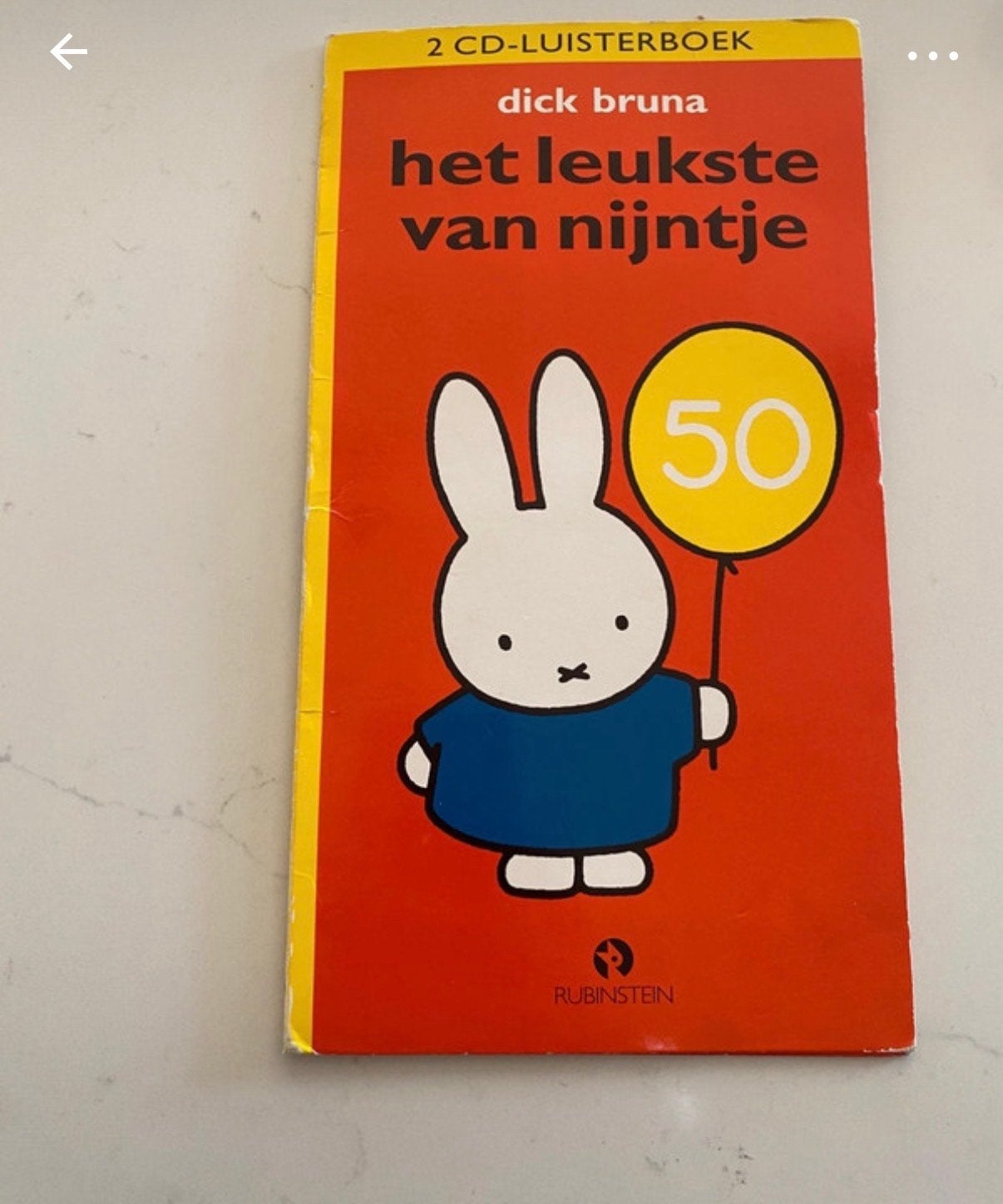 Dick Bruna - Het Leukste van Nijntje (2 CD-Luisterboek), Cd's en Dvd's, Gebruikt, Tot 2 jaar, Luisterboek, Ophalen of Verzenden
