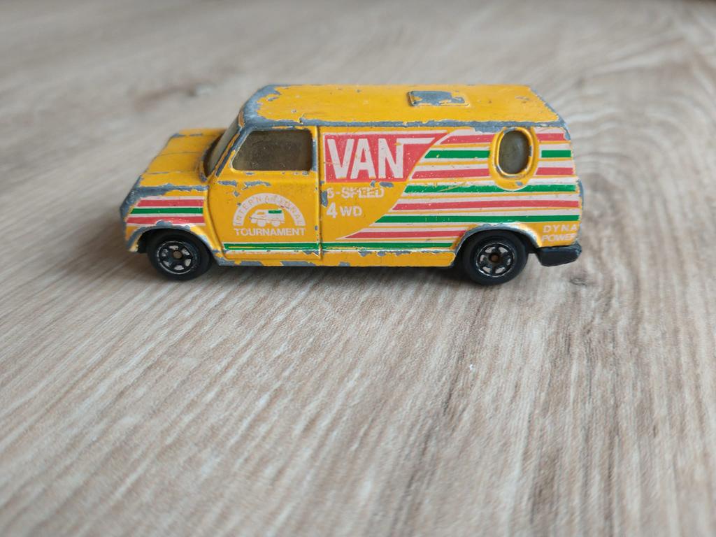 Vintage Yatming Ford Econoline E-150 Van - Thailand, Ophalen of Verzenden, Gebruikt, Bus of Vrachtwagen, Overige merken