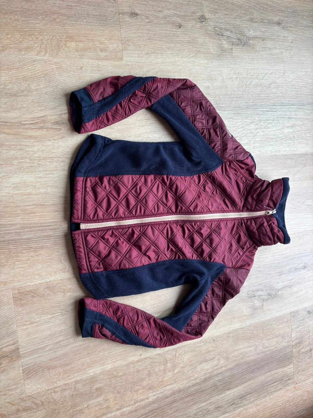 Fouganza paardrij/fleecevest maat 8/9jaar (131-140cm), Blauw, Gebruikt, Kinderen, Fouganza