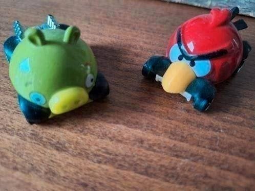 Leuke set van twee Angry Birds speelgoedauto's, Ophalen of Verzenden, Gebruikt