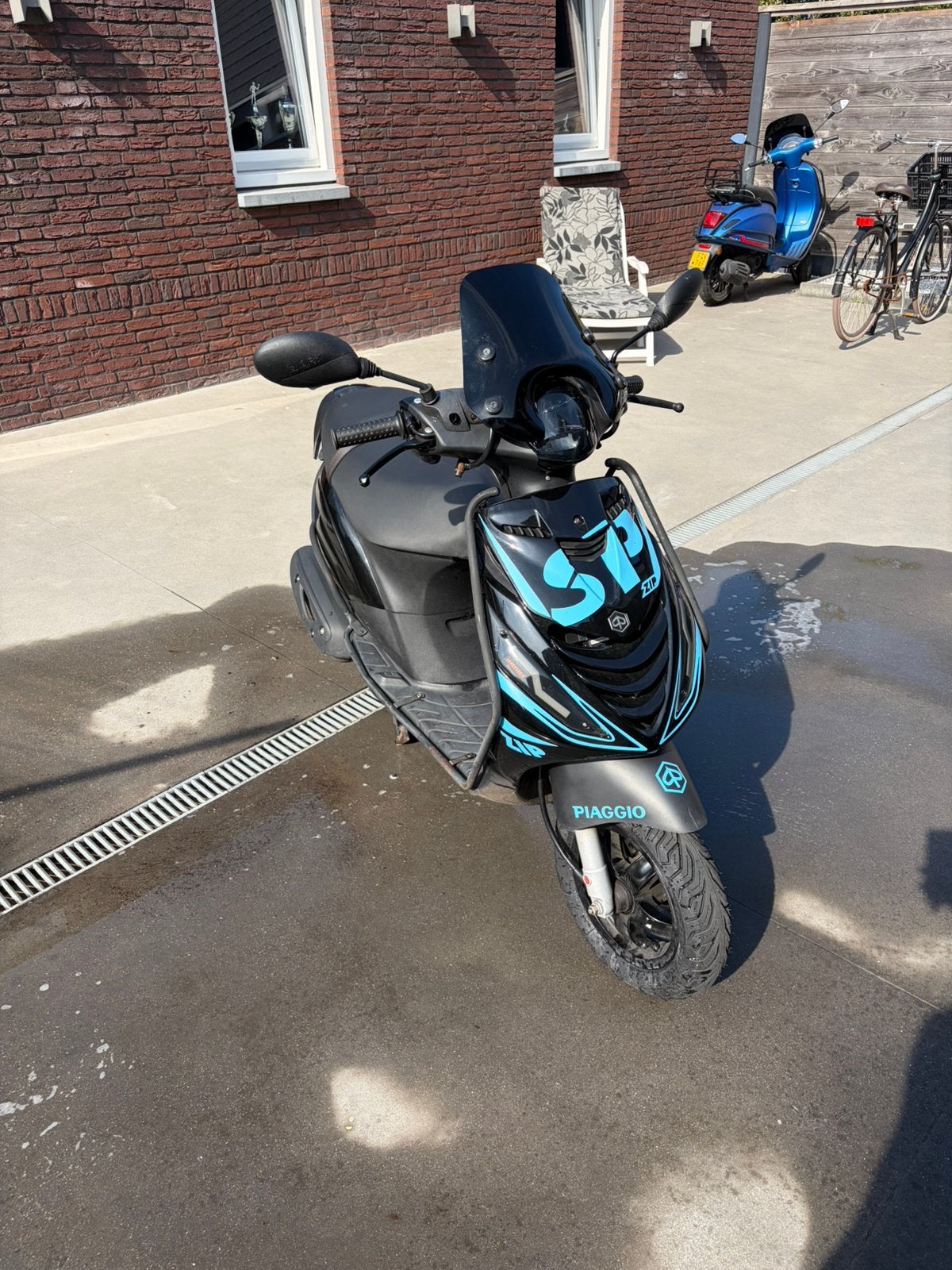 Piaggo zip 2024 4 takt, Ophalen, Maximaal 45 km/u, Zip, Zo goed als nieuw