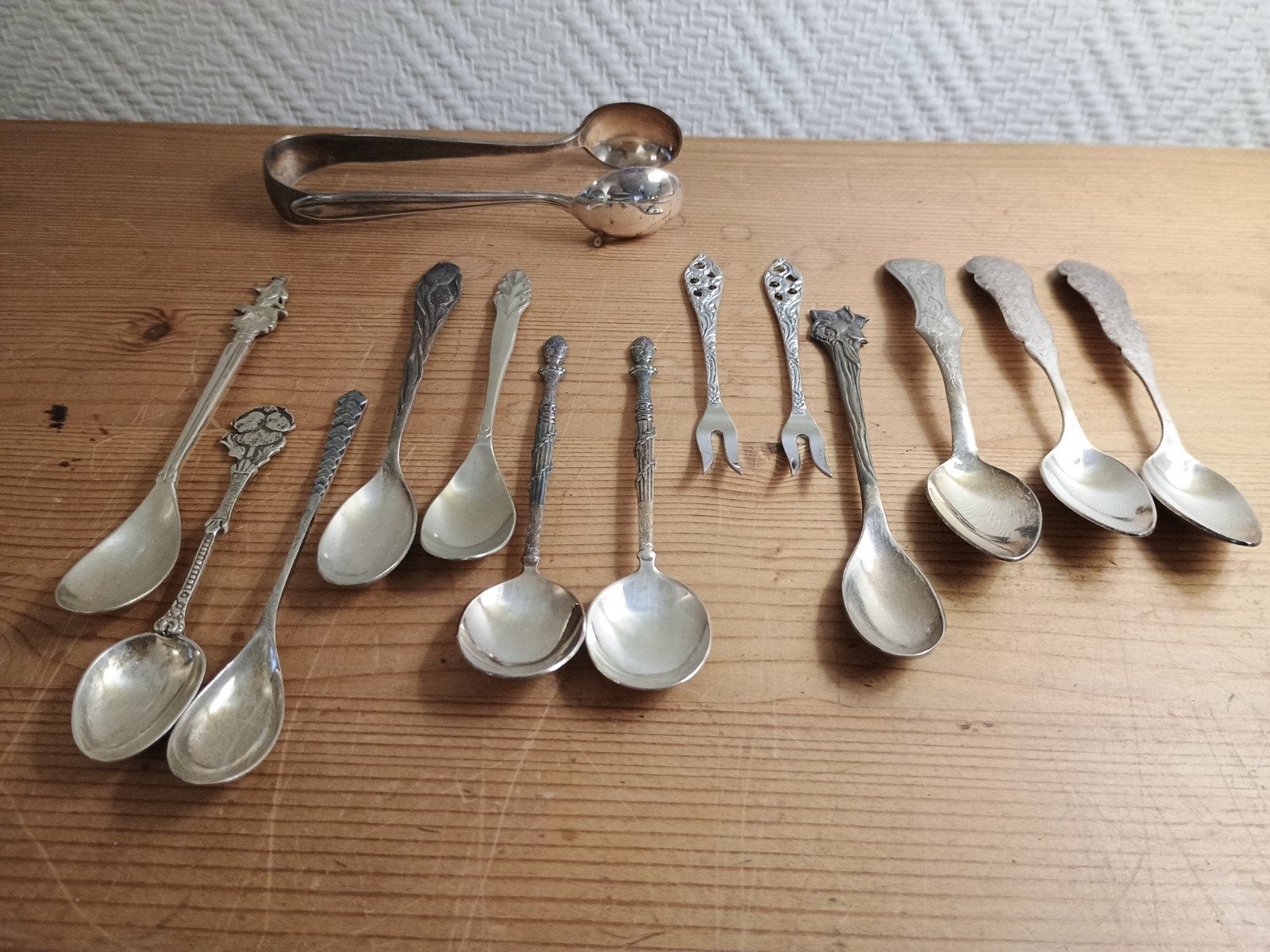 Te koop setje lepeltje etc, Antiek en Kunst, Ophalen