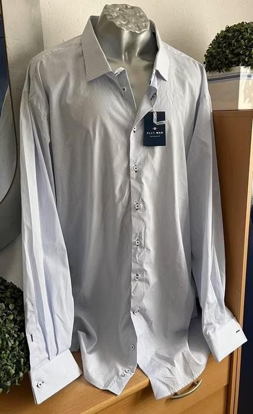 Plus Man overhemd maat 7 XL NIEUW, Kleding | Heren, Overhemden, Ophalen of Verzenden, Nieuw, Wit, Halswijdte 43/44 (XL)