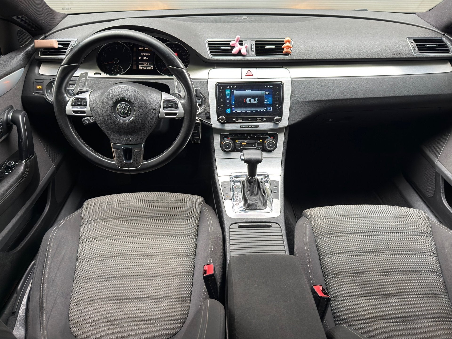 Volkswagen Passat CC 2.0 TSI l Automaat l Climate l Navi l A, Auto's, Dealer onderhouden, Zwart, 4 cilinders, 1984 cc