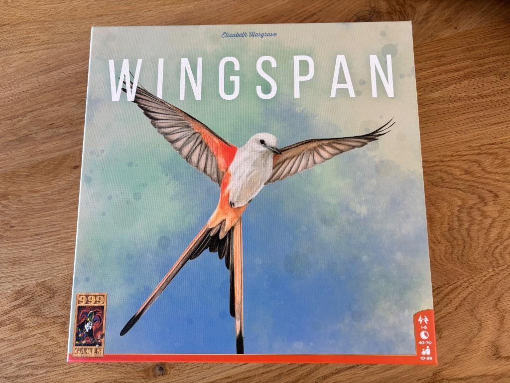 Wingspan basisspel, Hobby en Vrije tijd, Ophalen of Verzenden, Zo goed als nieuw, 999 Games