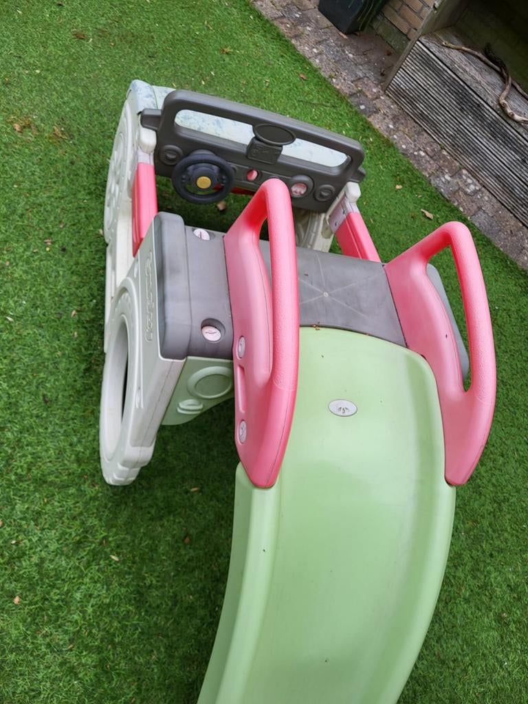 Smoby Speelauto met Glijbaan - Gebruikt, Ophalen of Verzenden, Gebruikt, Overige typen