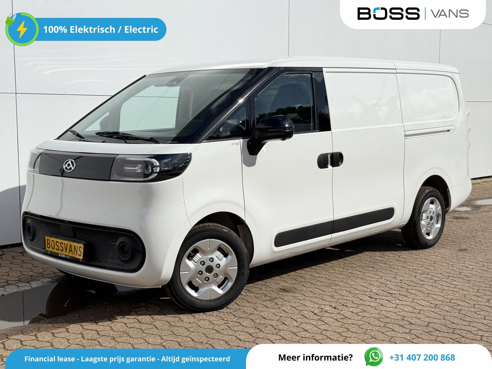 Maxus eDeliver 5 64kWh 163PK Elektrisch! L1H1 335KM WLTP 360, Auto's, Automatische klimaatregeling, Stof, Gebruikt, Maxus