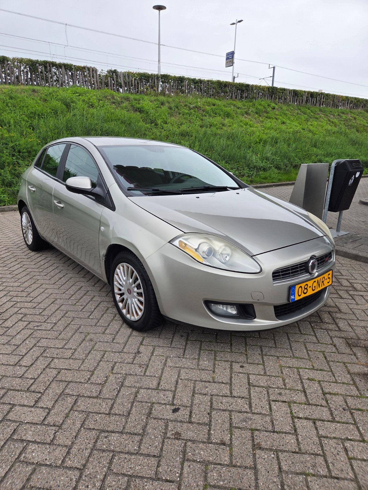 Fiat Bravo 1.4  T-Jet 88KW 5DR 2008 Grijs.  112.013 KM!, Voorwielaandrijving, 15 km/l, 4 cilinders, Origineel Nederlands