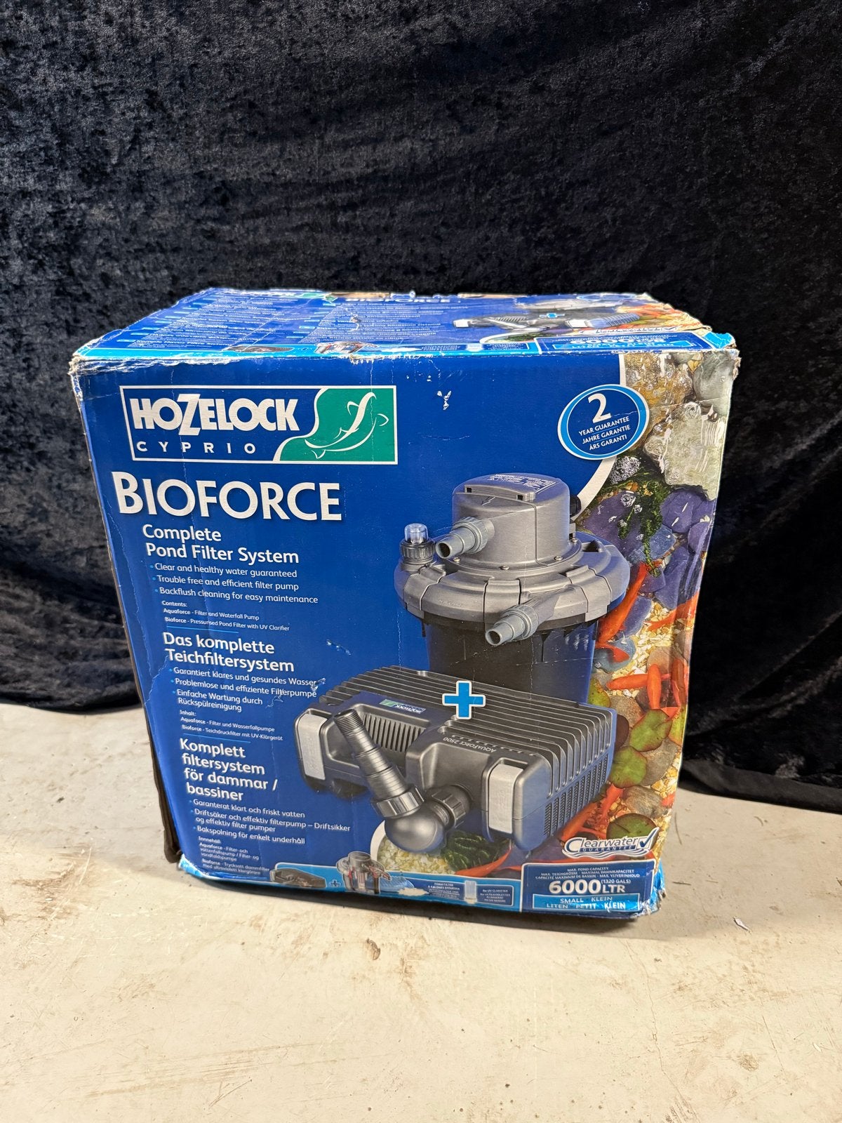 Hozelock Bioforce 6000l *Vijver filter set *Drukfilter, Ophalen of Verzenden, Nieuw, Vijverpomp
