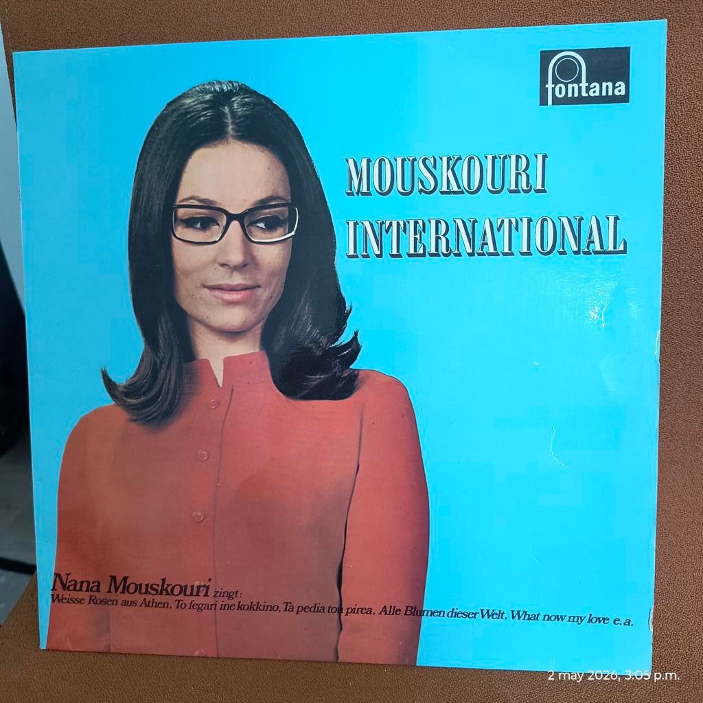 Nana Mouskouri International LP - Vintage Vinyl, Ophalen of Verzenden, 1960 - 1969, Gebruikt, 12 inch