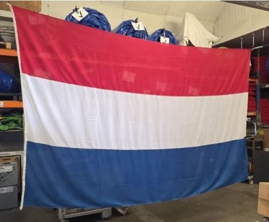 Nederlandse Vlag 225 x 350 WK Voetbal Koningsdag, Ophalen of Verzenden, Zo goed als nieuw