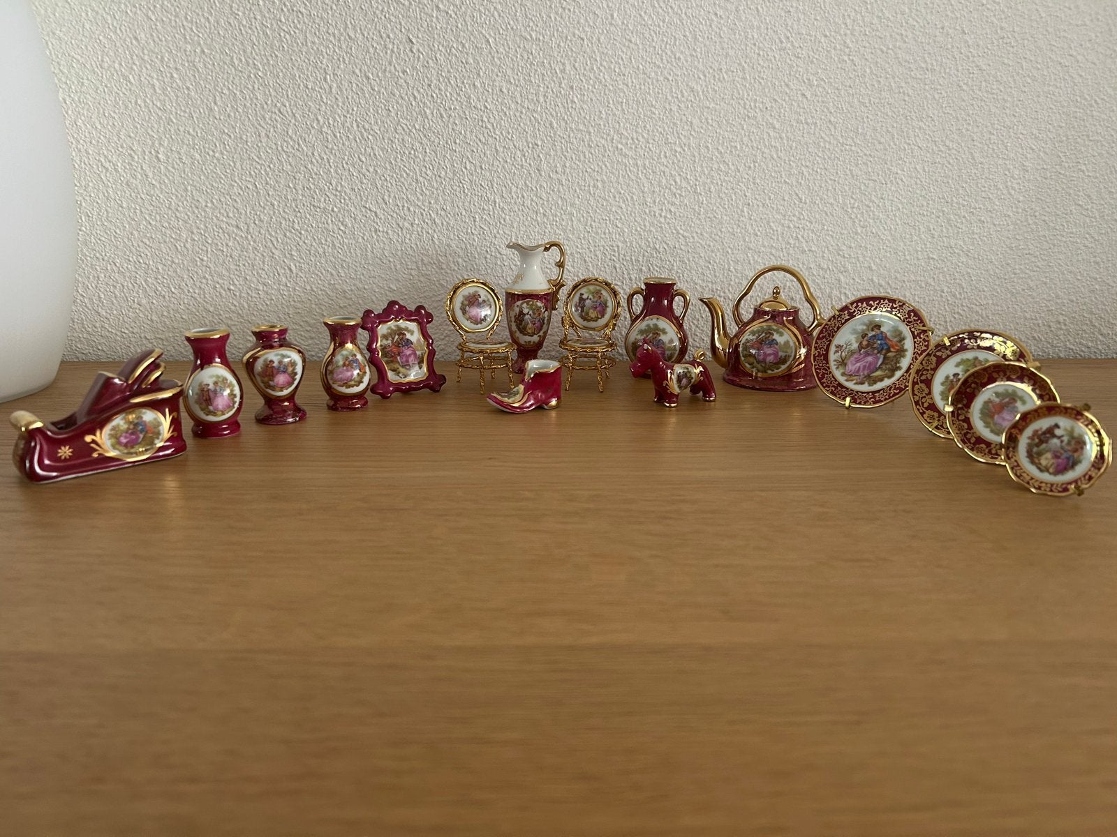 Limoges Miniatuur porselein, Antiek en Kunst, Ophalen
