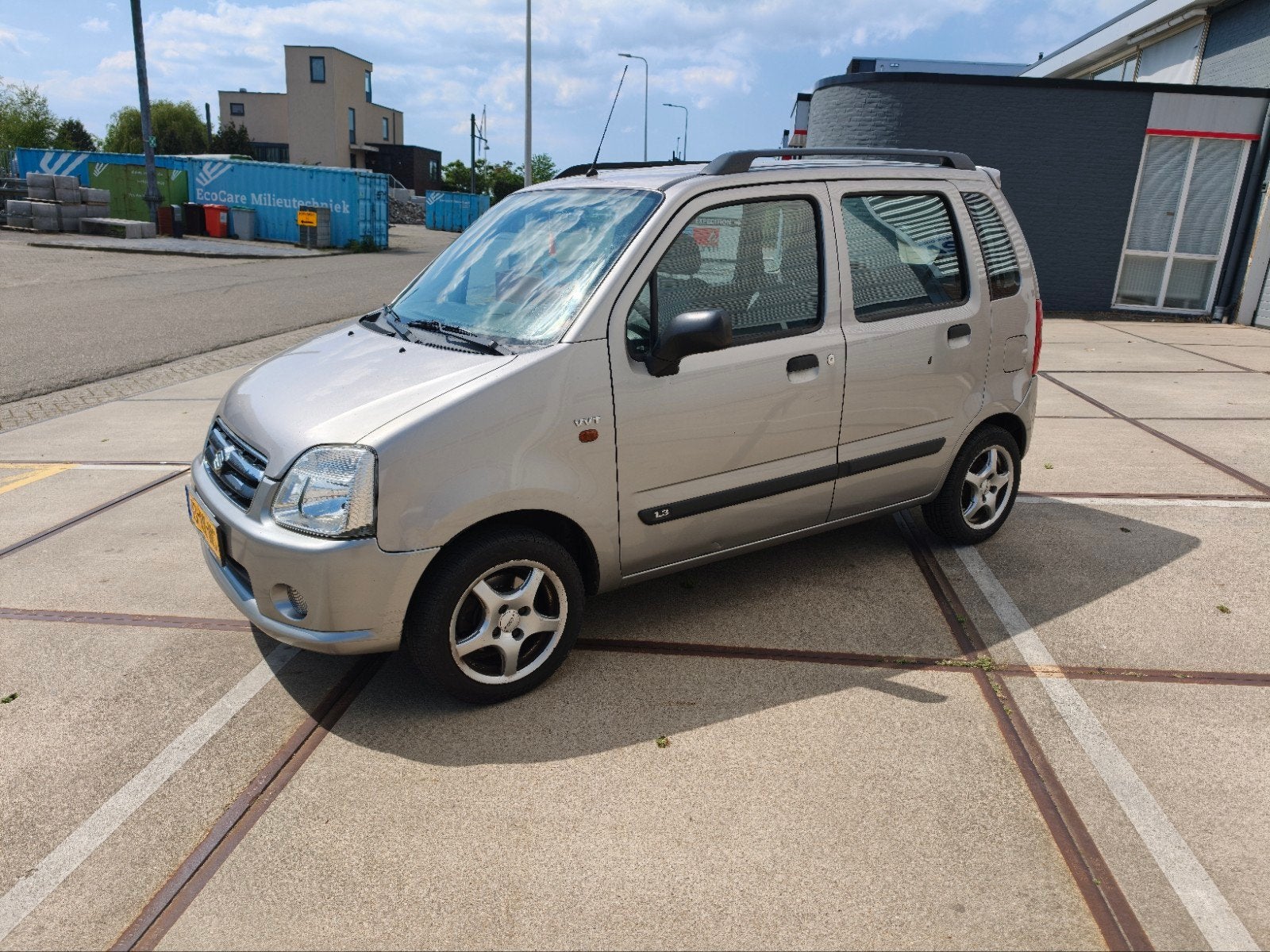 Suzuki Wagon R+ 1.3 AUT 2005 airco apk nap sportvelg !!, Stof, 40 €/maand, Wagon R+, Startonderbreker