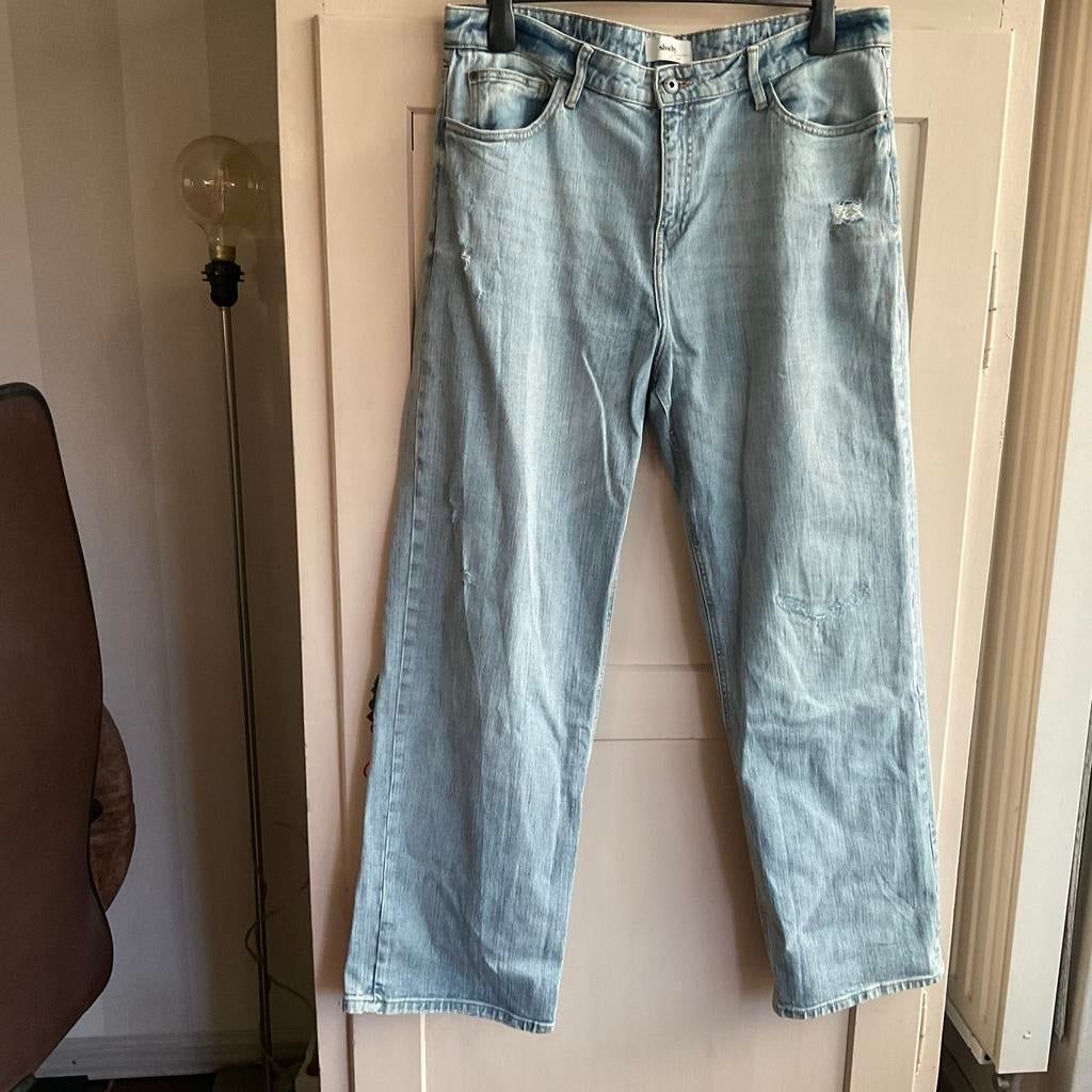 Shoeby spijkerbroek wijde pijp maat 33 (46), Ophalen of Verzenden, Zo goed als nieuw, Blauw, Overige jeansmaten