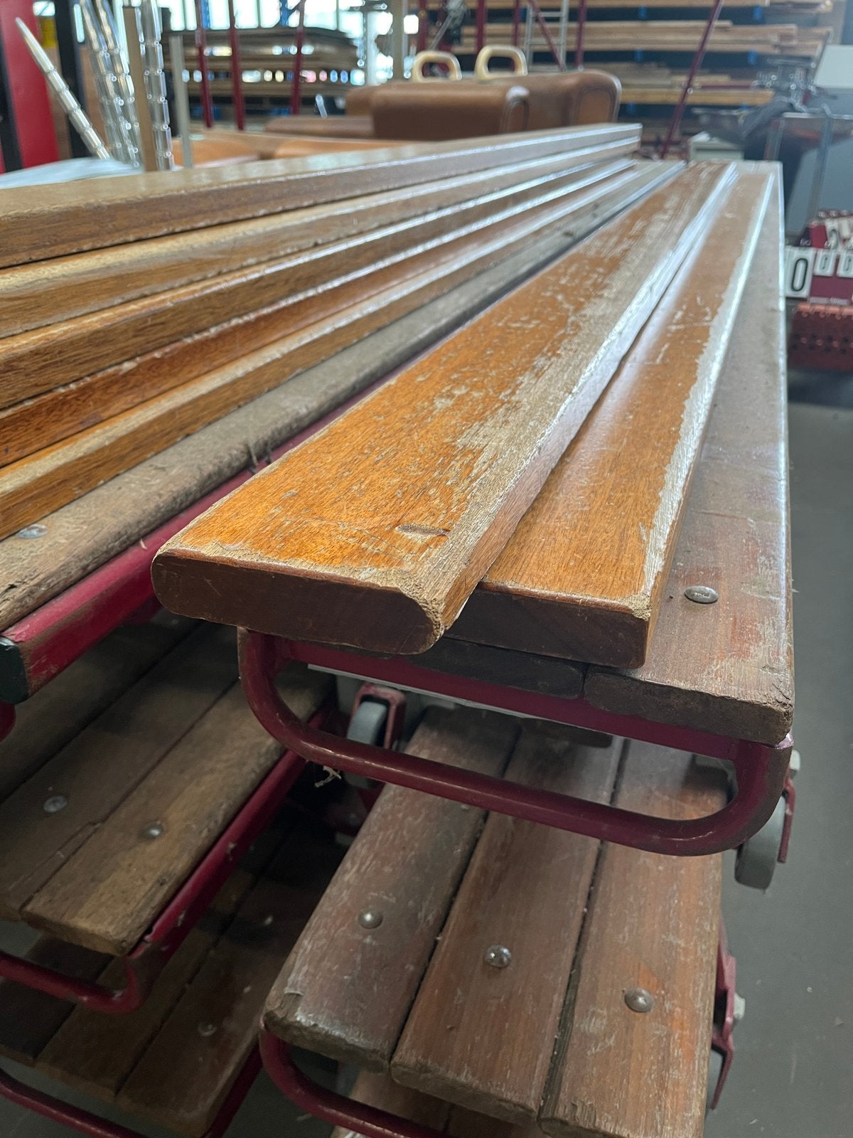 Houten balken in twee verschillende maten, Ophalen, Gebruikt, 250 cm of meer, Balken
