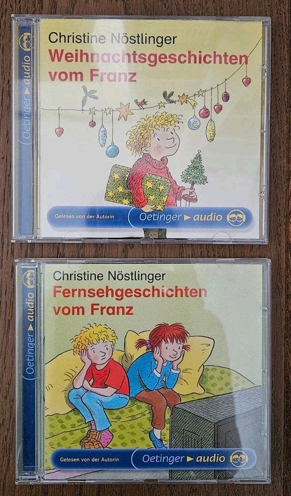 2x Christine Nöstlinger luisterboeken (Deutsch), Ophalen of Verzenden, Zo goed als nieuw, Verhaal of Sprookje, 3 tot 5 jaar