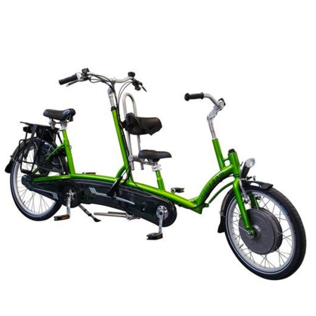 Kivo Tandem van Raam Elektrisch als nieuw!, Ophalen, Minder dan 10 versnellingen, Minder dan 49 cm, Velgrem