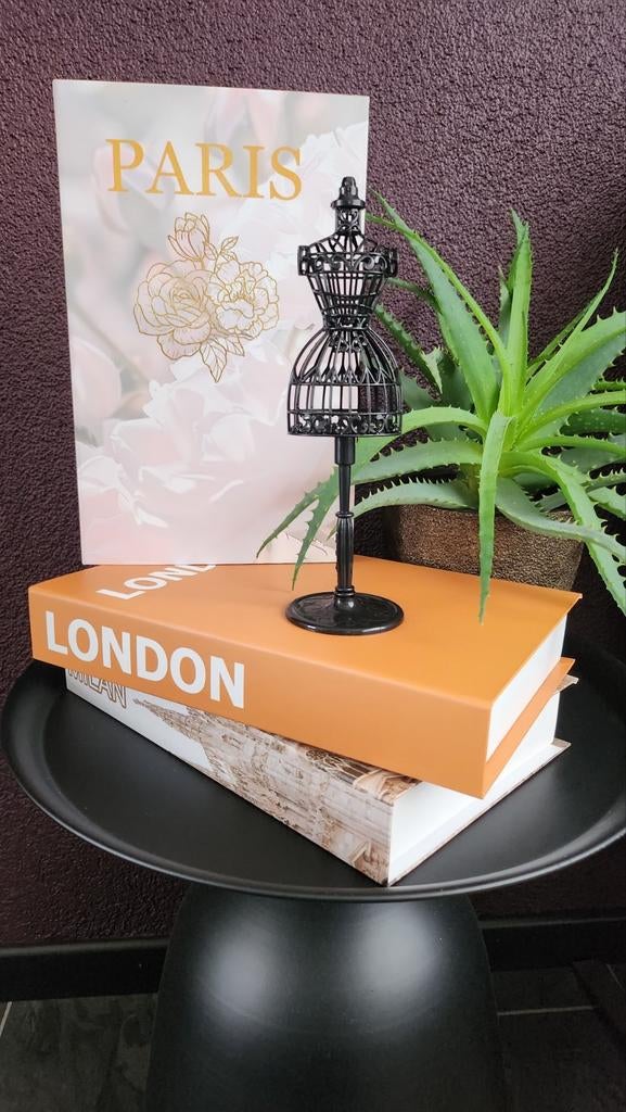 Set van 3 mooie decoratie boeken en art paspop mode, Huis en Inrichting, Woonaccessoires | Overige, Ophalen of Verzenden, Nieuw