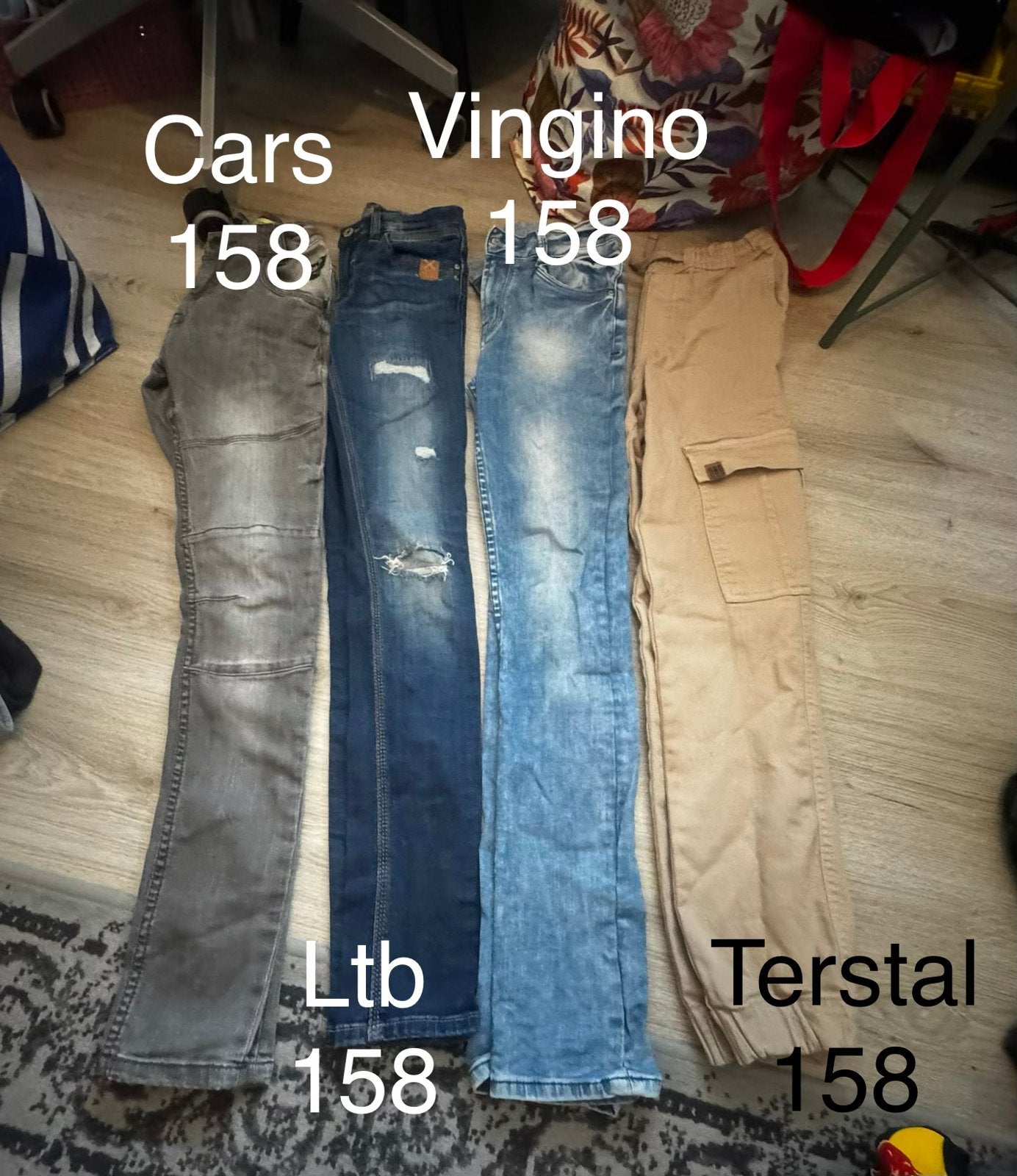 Jongens spijkerbroeken 158, Ophalen, Zo goed als nieuw, Jongen, Broek