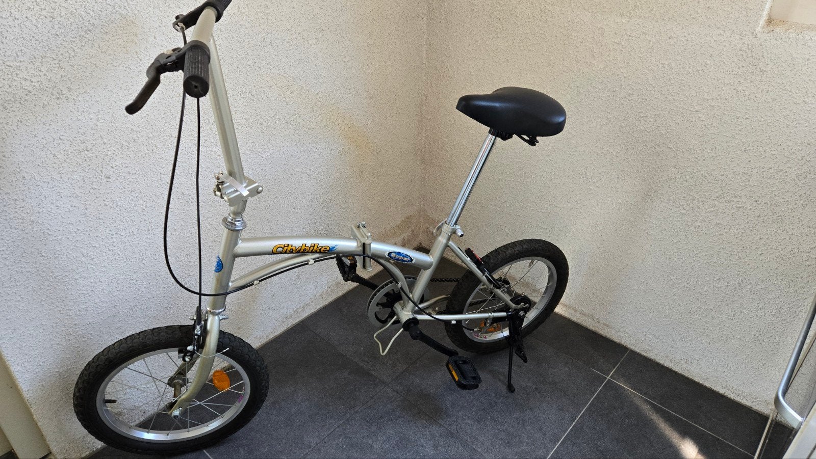 Z.g.a.n. opvouwbare vouwfiets met 2 sleutels, Ophalen, Zo goed als nieuw, Totaal opvouwbaar, 14 tot 16 inch