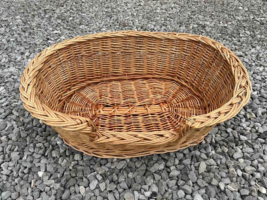 Grote rieten hondenmand ovaal - rotan mand groot hond kat, Ophalen, Riet