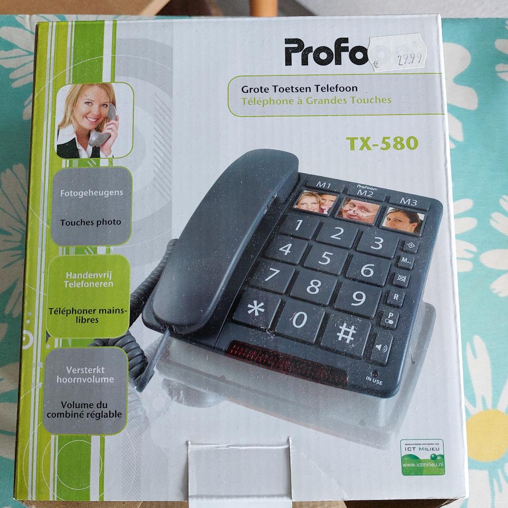 Seniorentelefoon Profoon TX-580, Ophalen of Verzenden, Gebruikt