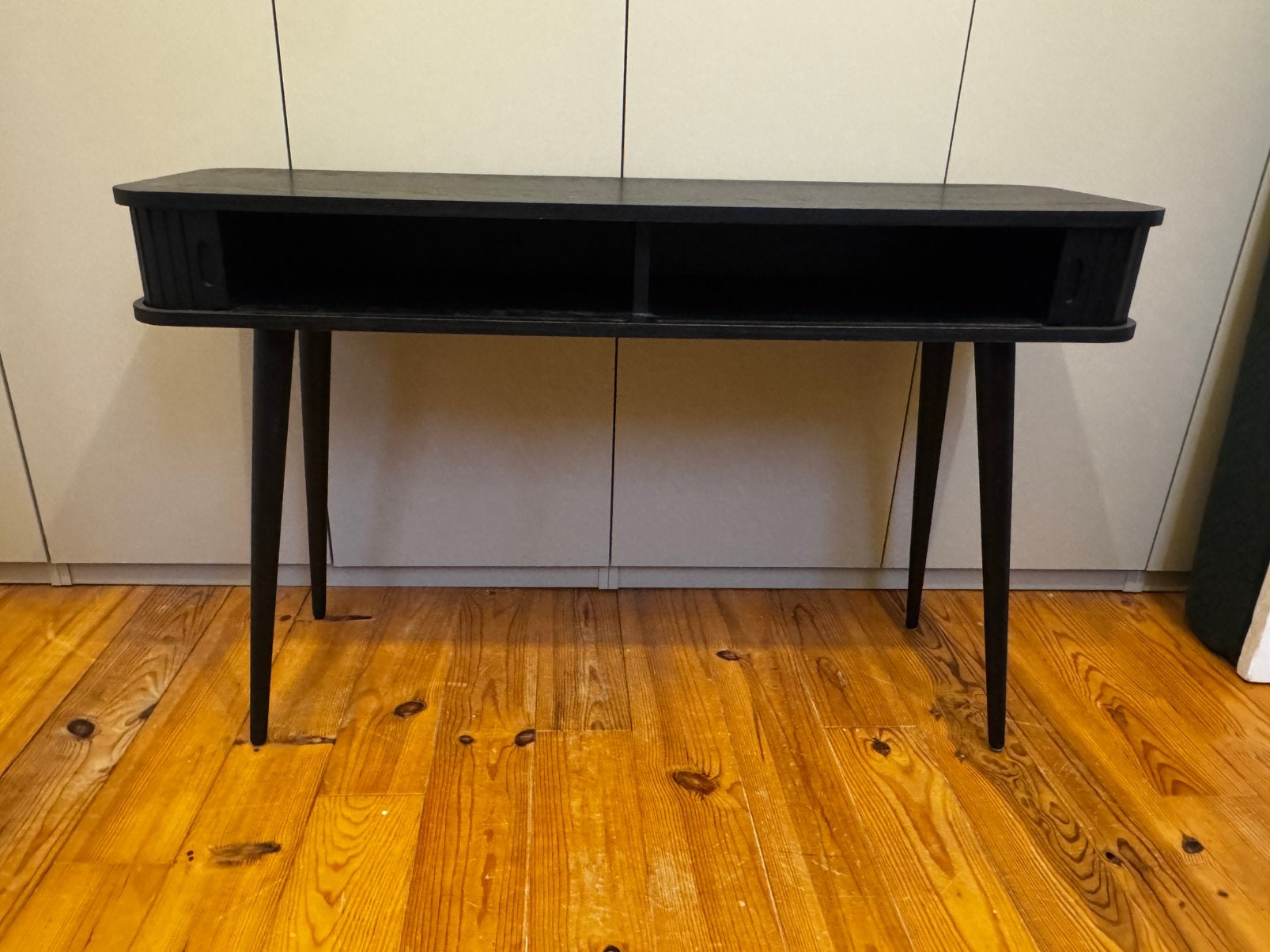 Zuiver Barbier | bureautje | opmaak/kaptafel | consoletafel, Ophalen, Zo goed als nieuw, 25 tot 50 cm, Rechthoekig