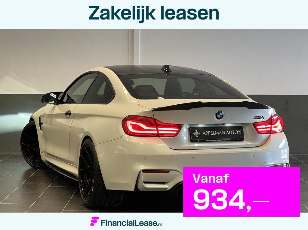 BMW 4-serie Coupé M4|Milltek|360Camera|Carbon|Memory|HUD|, Automaat, 431 pk, Zwart, 4-Serie