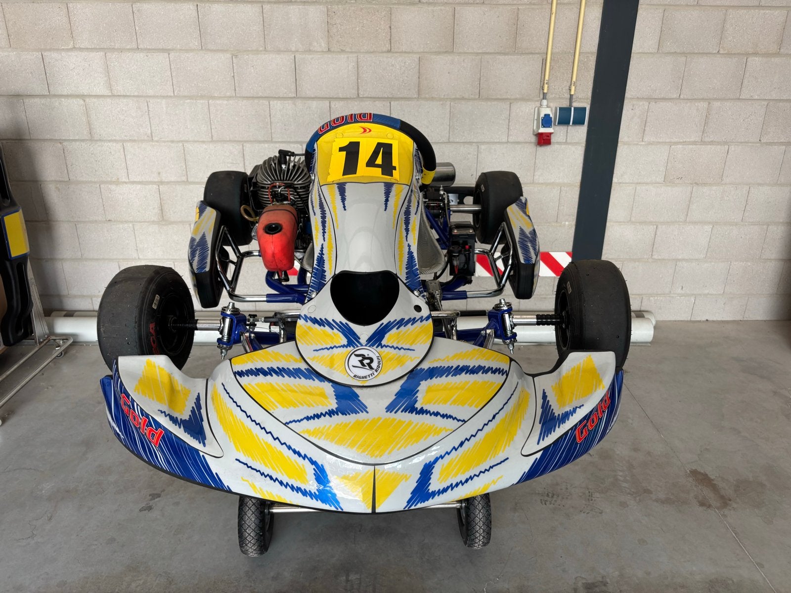 Gold Mini Kart - Zo goed als nieuw, motor 6 uur oud, Ophalen, Zo goed als nieuw, Kart