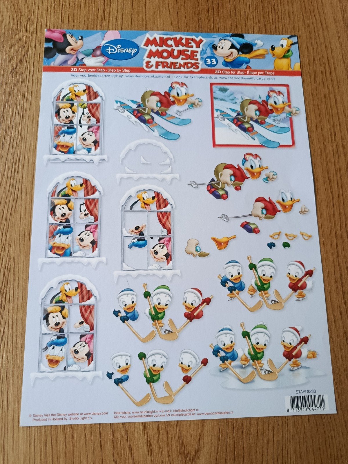 Disney Knipvellen,, Ophalen of Verzenden, Nieuw, Disney, Knipvel