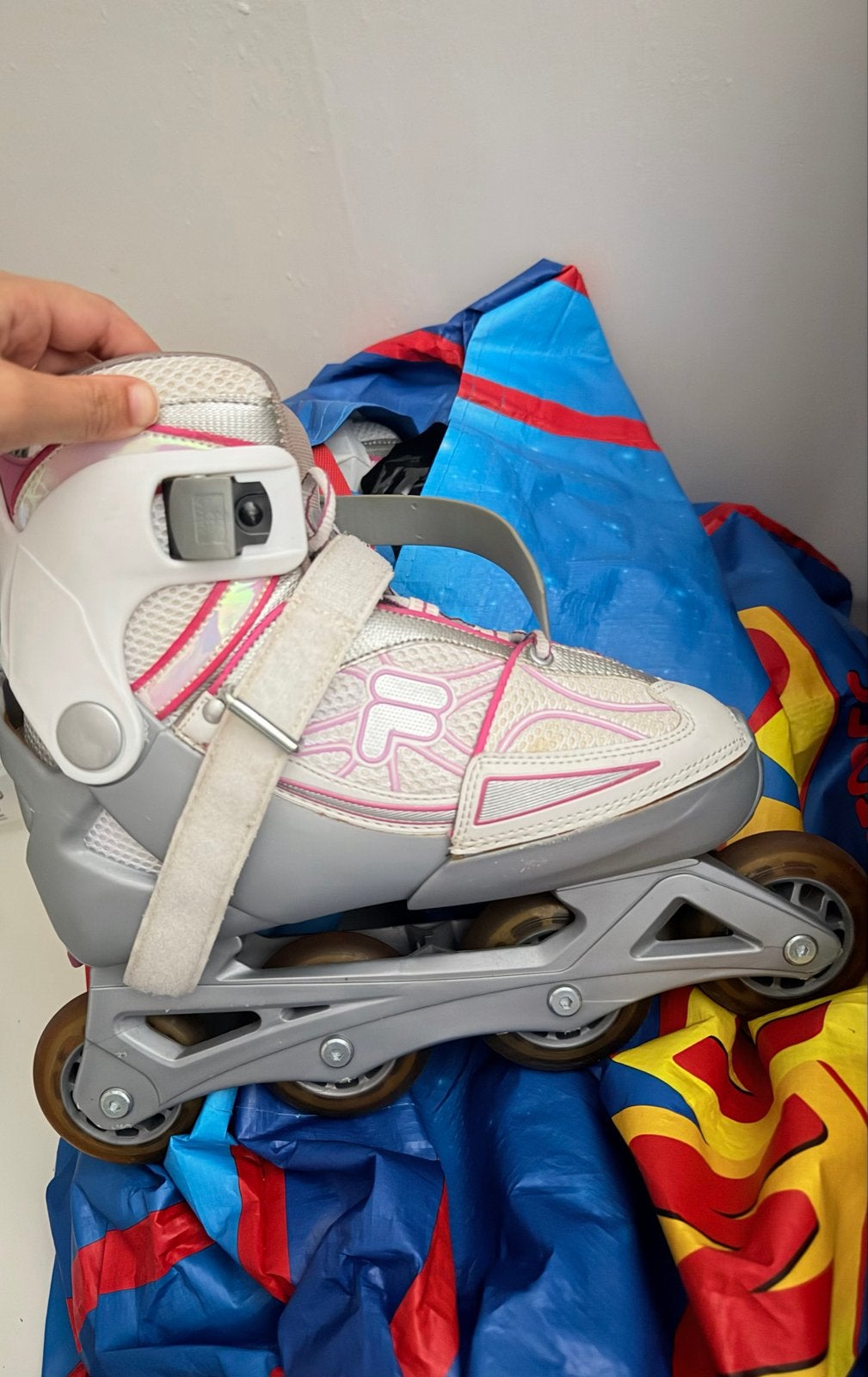 Fila en Sportline inline skates, maat 38, Ophalen, Gebruikt, Dames, Inline skates 4 wielen
