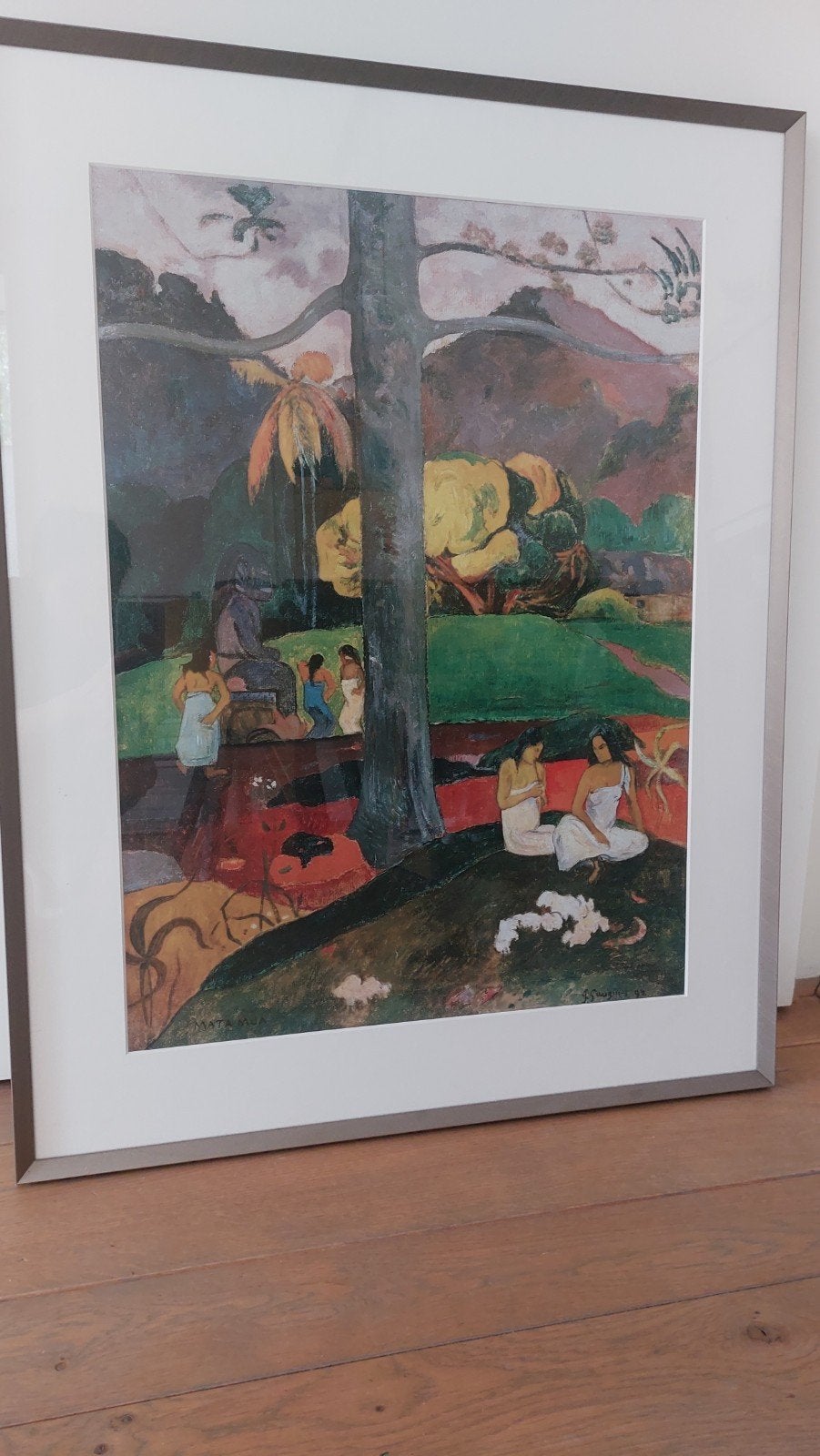 Mata Mua van Paul Gauguin reproductie in mooie lijst, Antiek en Kunst, Kunst | Schilderijen | Klassiek, Ophalen