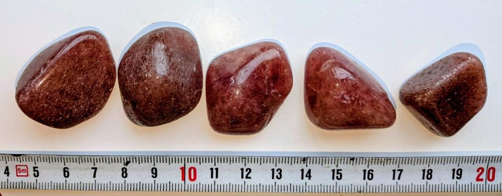 Rode Aventurijn trommelstenen, Sieraden, Tassen en Uiterlijk, Edelstenen, Verzenden, Zo goed als nieuw
